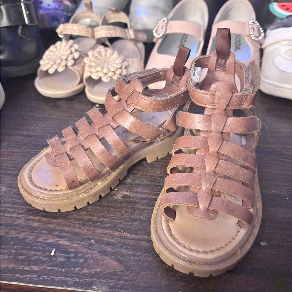 Brown Strappy Sandals